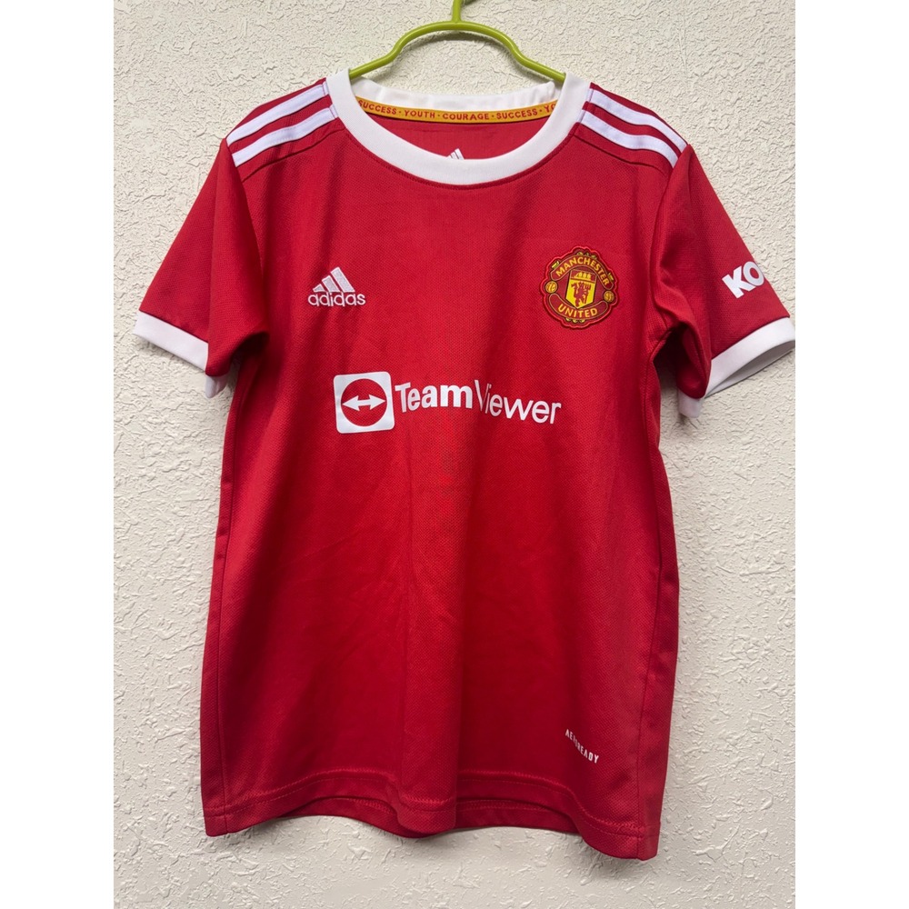 Adidas Manchester United Ronaldo 7 Jersey Youth L 2021/22 Red Premier League